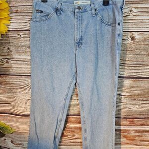Lee jeans men's 38X30" lt wash regular fit pre-owned